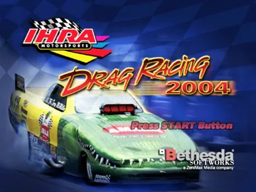 IHRA Drag Racing 2004 (USA) screen shot title